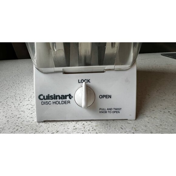 Cuisinart Disc Holder With 3 Stainless Steel Blades & Locking Base DLC 8 & 10 - Picture 12 of 12
